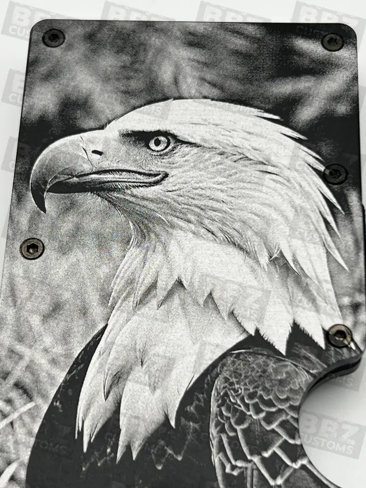 Metal Wallet With Money Clip (Eagle)