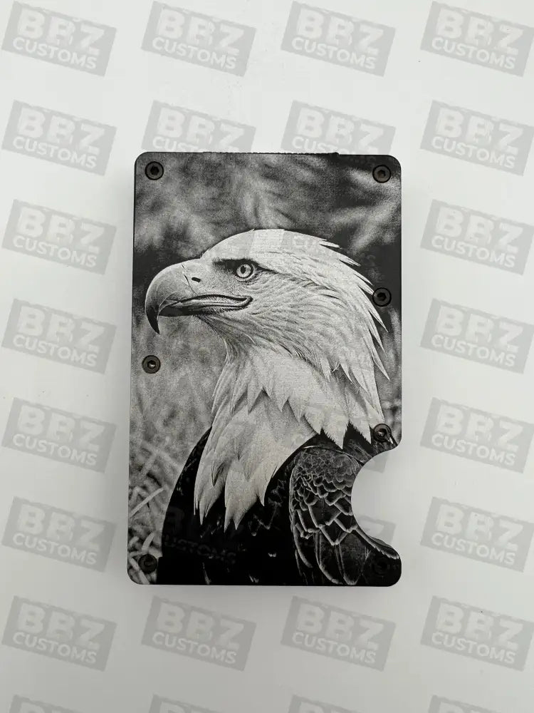 Metal Wallet With Money Clip (Eagle)