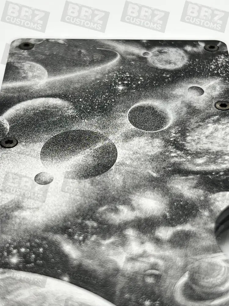 Metal Wallet With Money Clip (Outer Space)