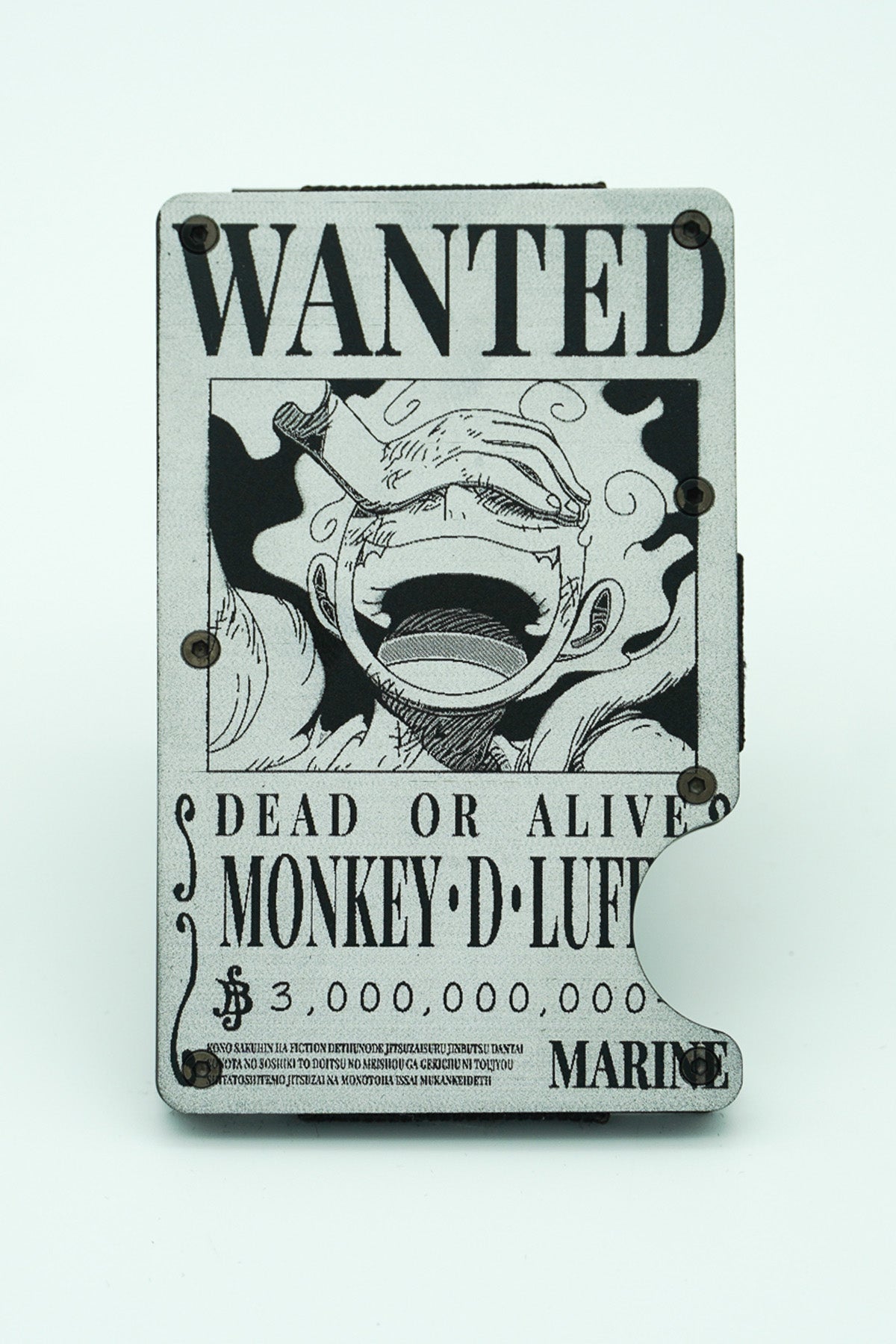 Wallet With Money Clip (Luffy Wanted)