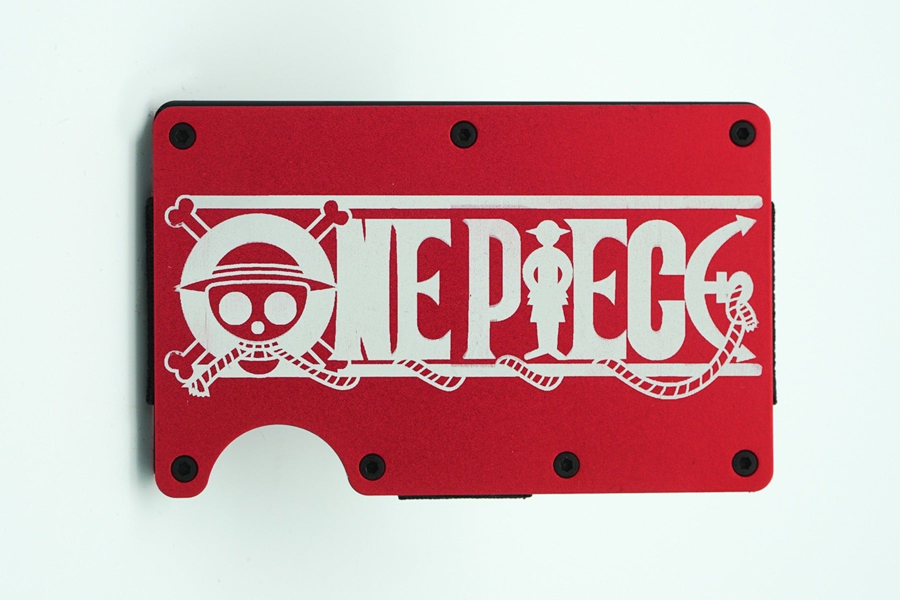 Wallet With Money Clip (One Piece) Bright Red