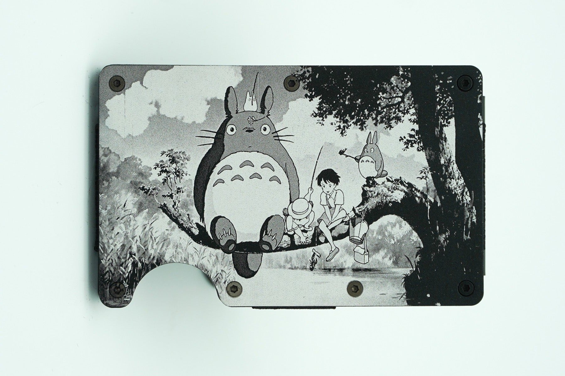 Wallet With Money Clip (Totoro)