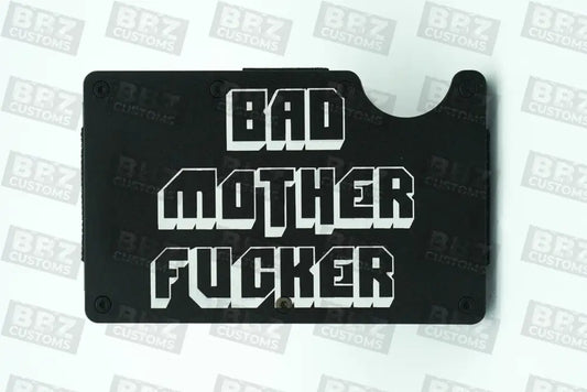 Metal Wallet With Money Clip (Bad Mother Fcker)