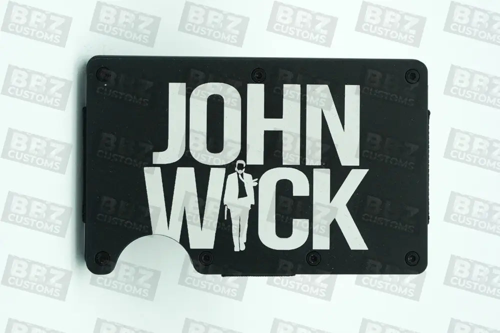 Metal Wallet With Money Clip (John Wick)